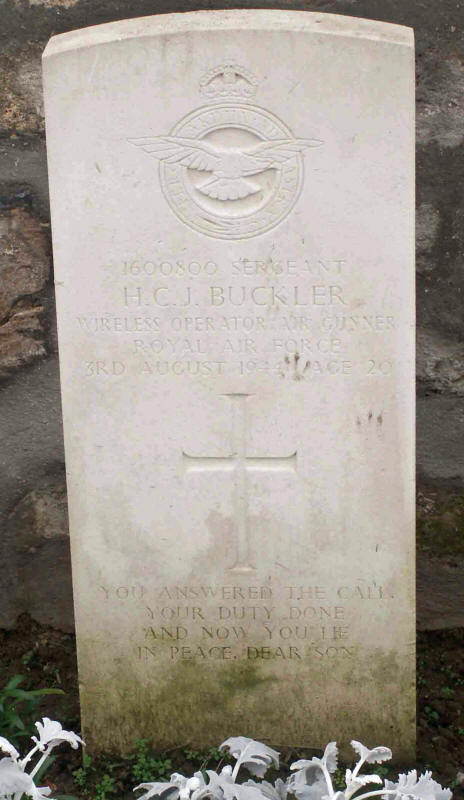 Sgt Henry Charles Joseph Buckler<br/><br /><br />died August 3rd, 1944